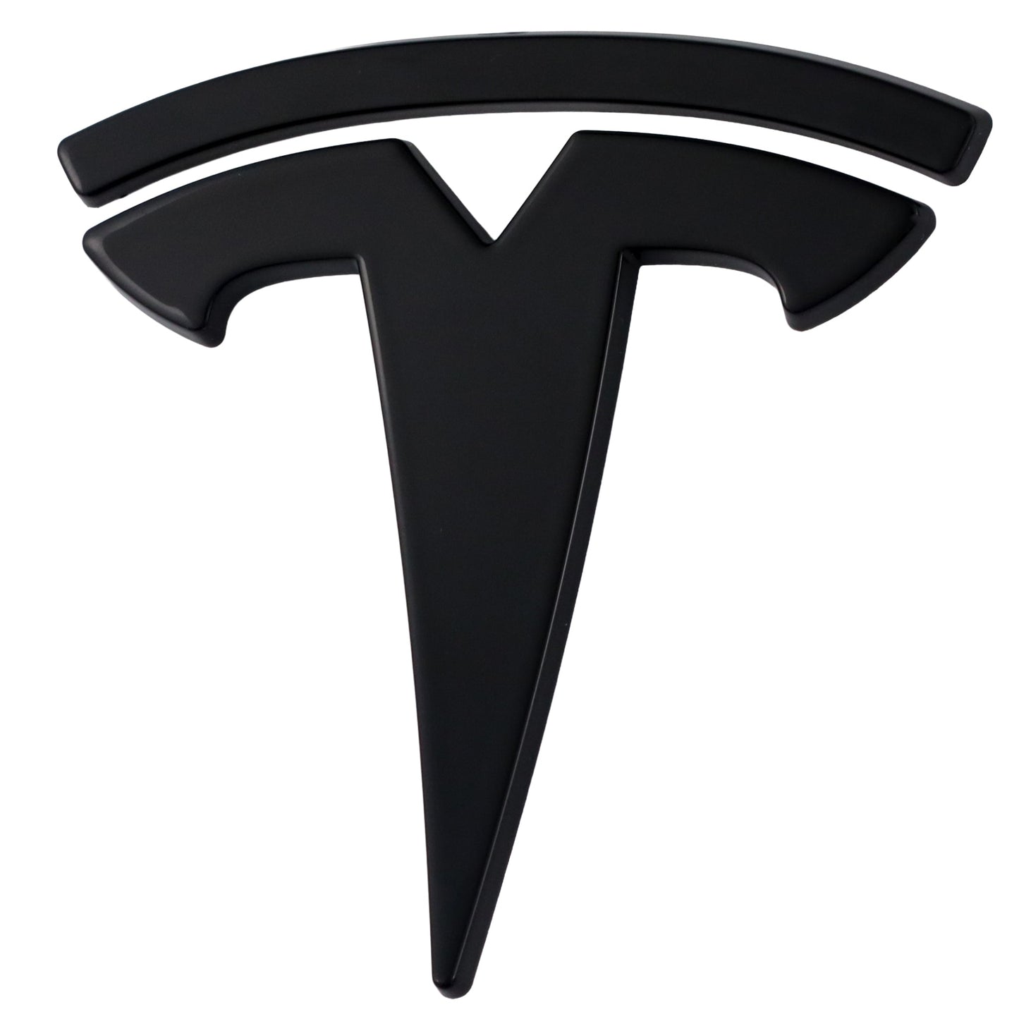 Tesla Emblem Overlay | Gloss Black
