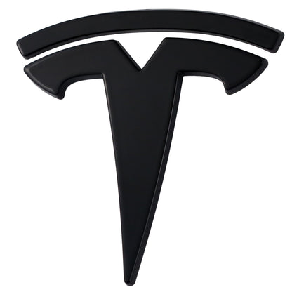 Tesla Emblem Overlay | Gloss Black